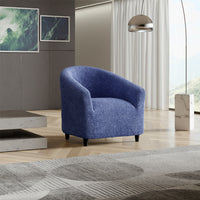 Tub Chair Cover - Blue, Microfibra