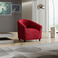 Tub Chair Cover - Bordeaux, Microfibra