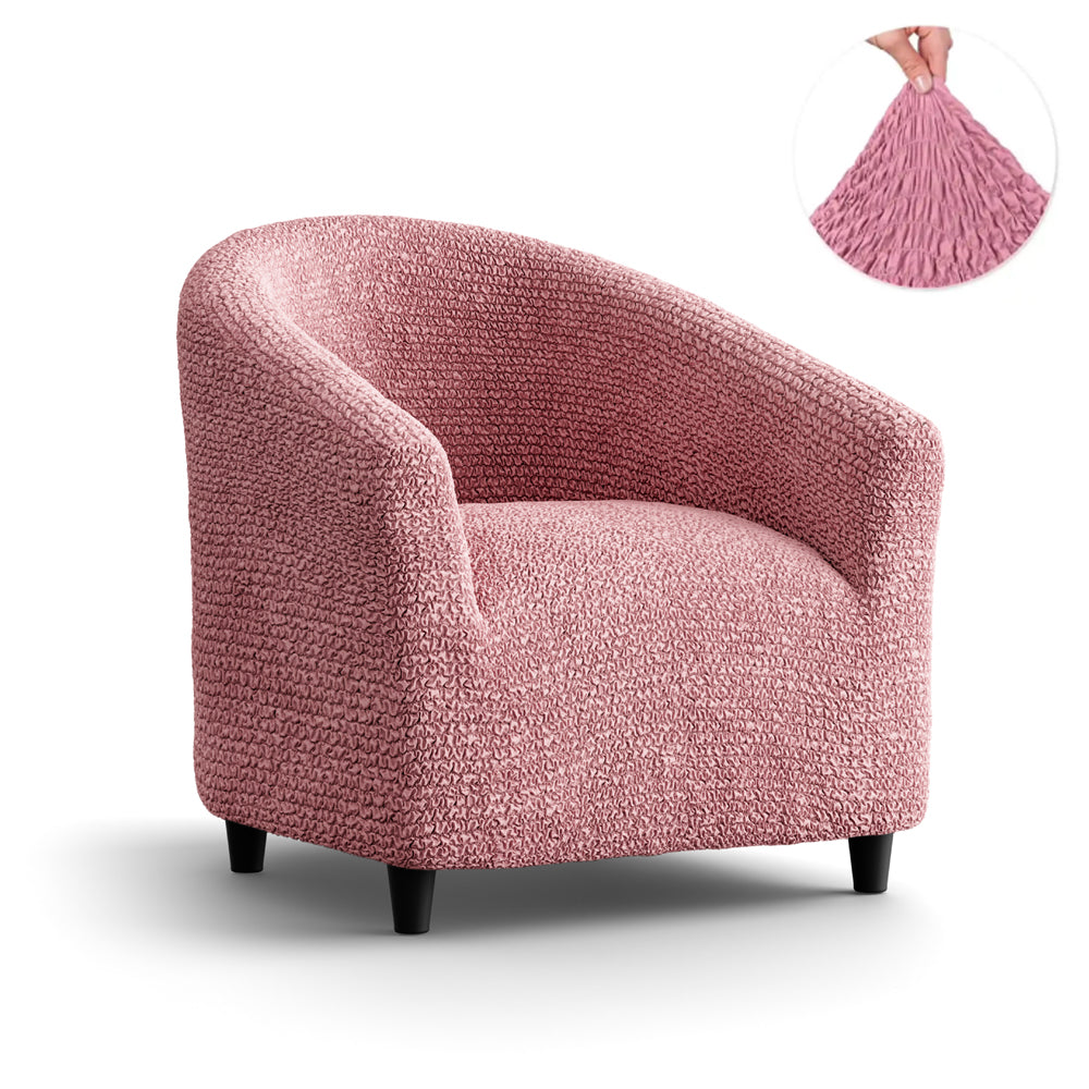 Tub Chair Cover - pink, Microfibra