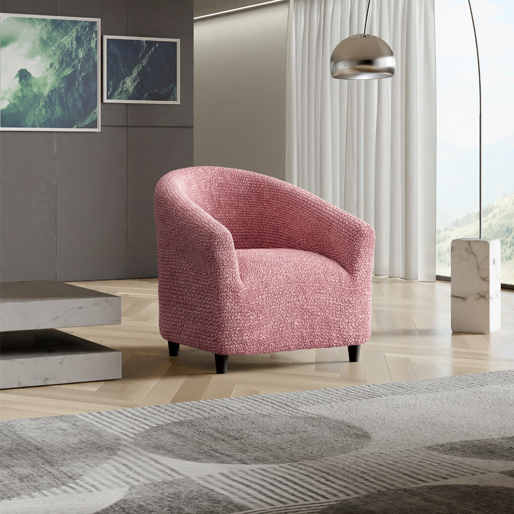Tub Chair Cover - pink, Microfibra