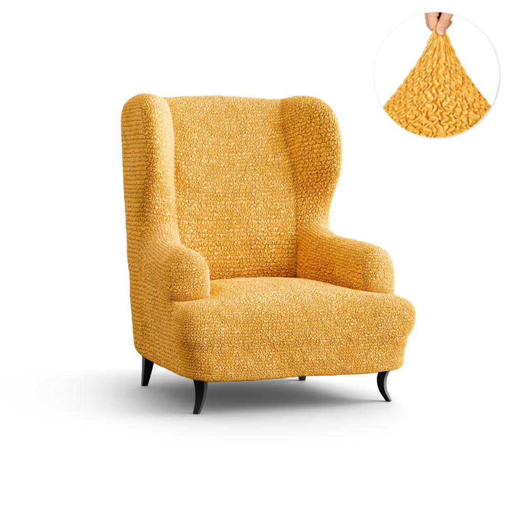 Wing Chair Cover - Mango, Microfibra