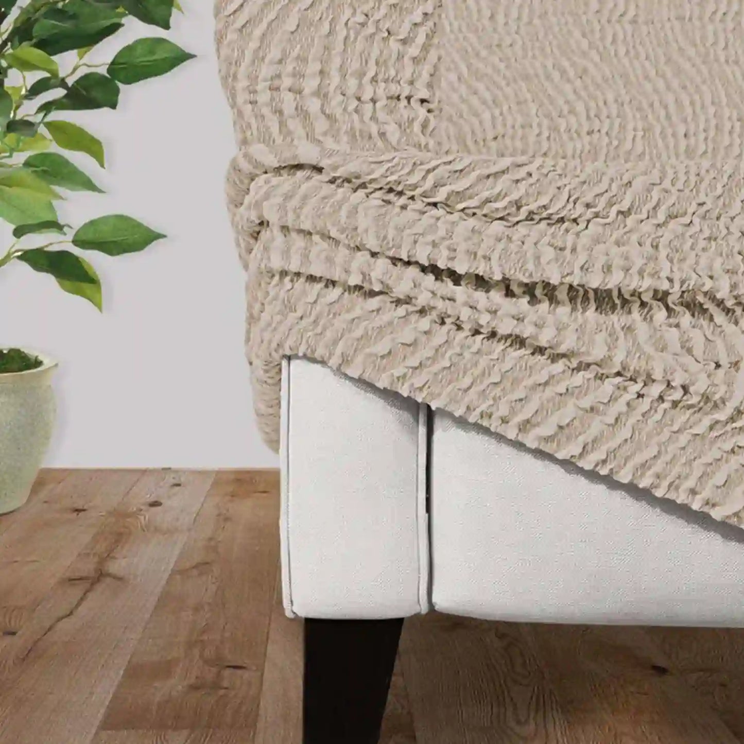 2 Seater Sofa Cover - Vento, Jacquard 3D Collection