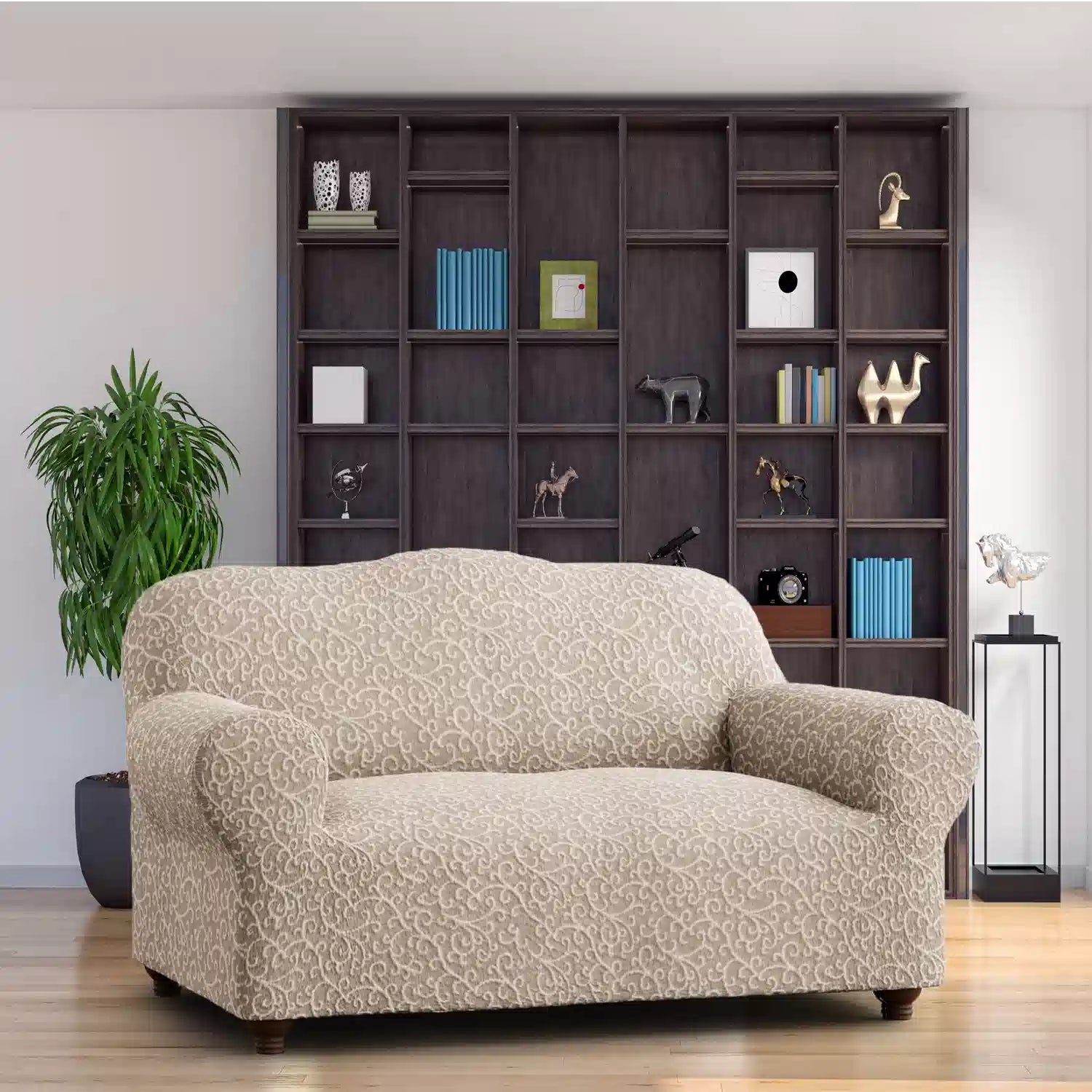 2 Seater Sofa Cover Arabesco Jacquard 3D Collection Menotti Sofa Covers