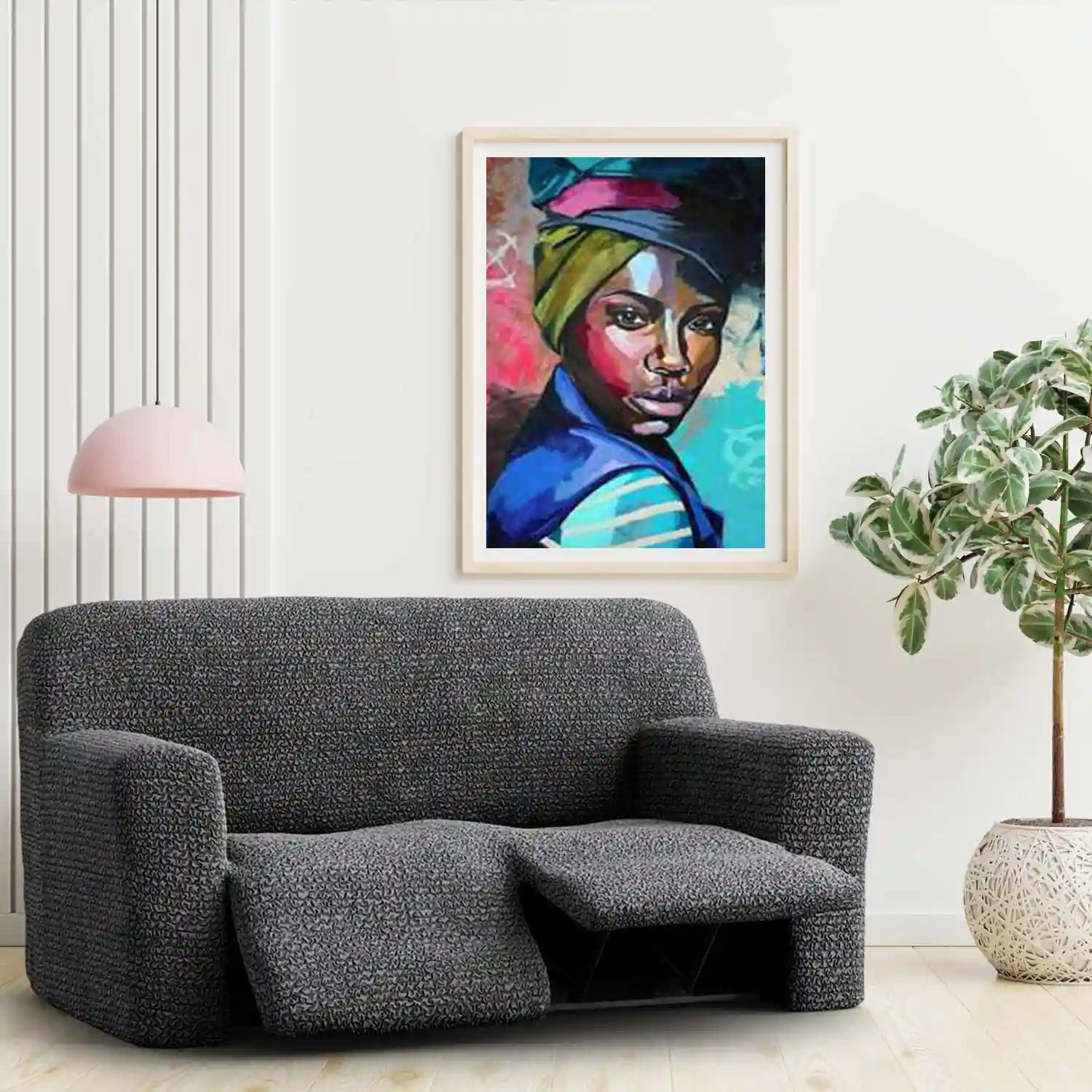 2 Seater Recliner Sofa Cover Charcoal Microfibra Menotti Sofa Covers