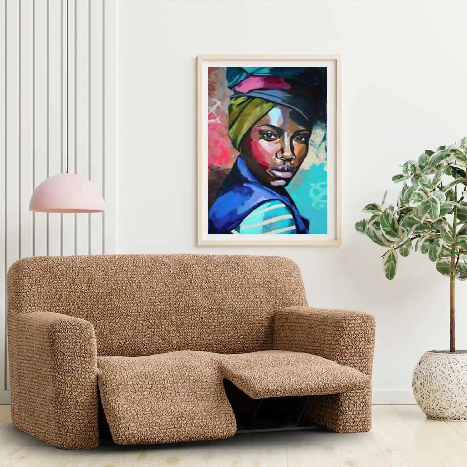 2 Seater Recliner Sofa Cover Latte Microfibra Menotti Sofa Covers