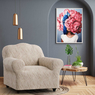 Arm Chair Cover - Vento, Jacquard 3D Collection