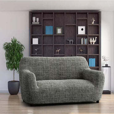 2 Seater Sofa Cover - Vittoria Green, Microfibra Printed