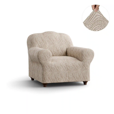 Arm Chair Cover - Vento, Jacquard 3D Collection