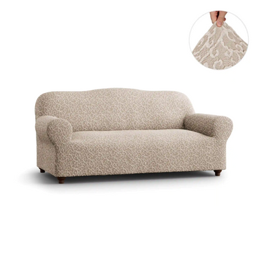 3 Seater Sofa Cover - Arabesco, Jacquard 3D Collection