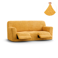 Housse de canapé inclinable 3 places - mangue, microfibre