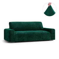 Housse de canapé 3 places - Vert, Collection Velours