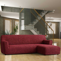 L-Shaped Sofa Cover (Right Chaise) - Bordeaux, Microfibra Collection