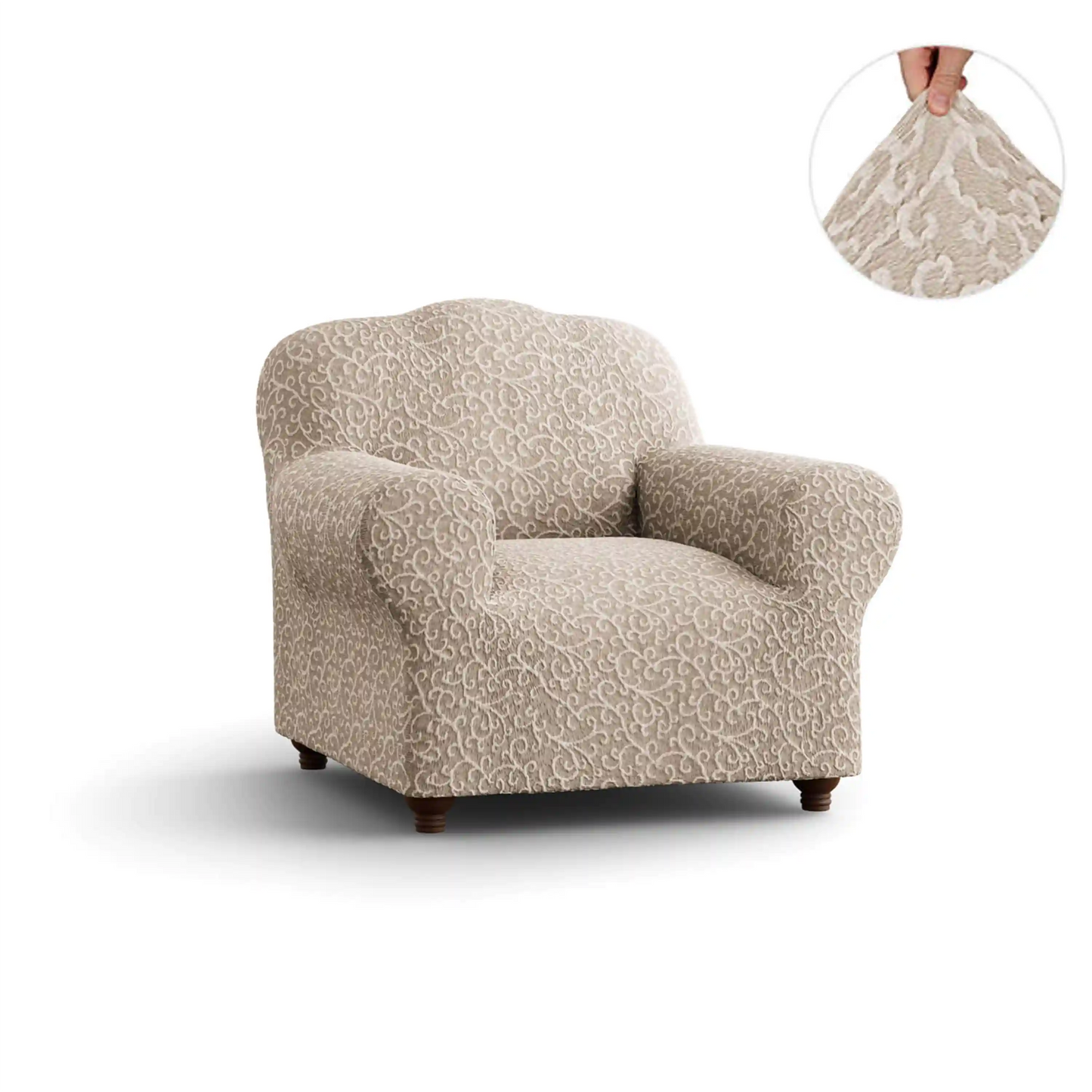 Housse de fauteuil - Arabesco, Collection Jacquard 3D