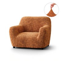 Housse de fauteuil - Graffio Orange, imprimé en microfibre