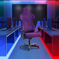 Housse de chaise de bureau/jeu - Violet, collection Microfibra