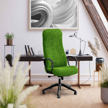 Office/ Gaming Chair Cover - Green, Microfibra Collection