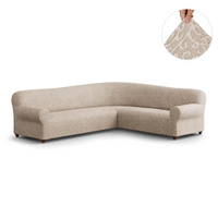 Corner Sofa Cover - Arabesco, Jacquard 3D Collection