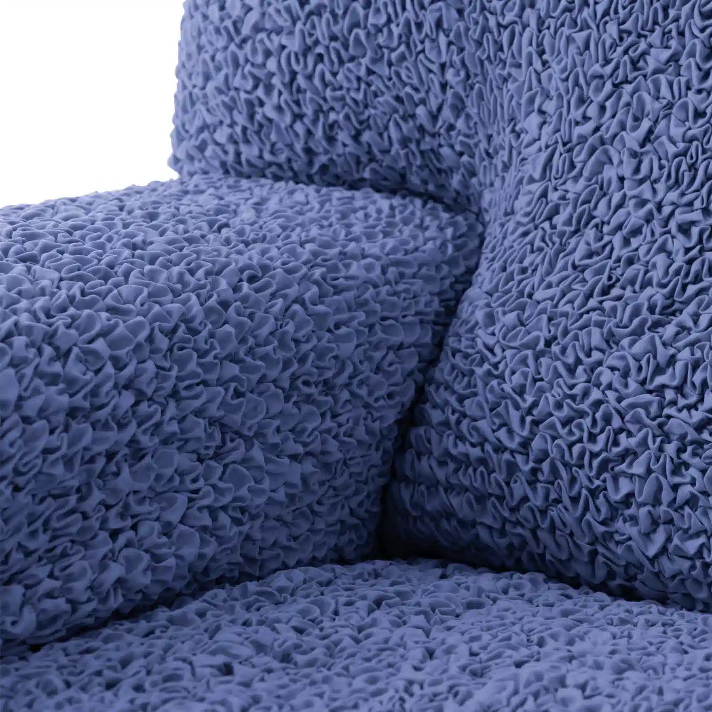 Housse pour fauteuil inclinable - bleu, microfibre