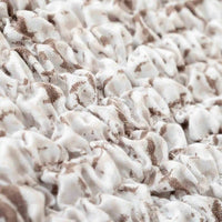 L-Shaped Sofa Cover (Right Chaise) - Vittoria White, Microfibra Printed Collection