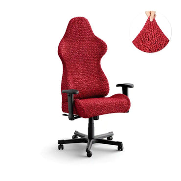 Office/ Gaming Chair Cover - Cherry, Microfibra Collection