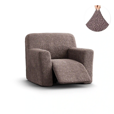 Housse pour fauteuil inclinable - Choco, Microfibre