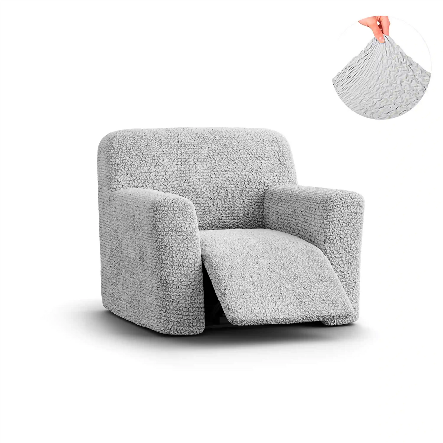 Housse pour fauteuil inclinable - Perle, Microfibre