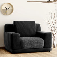 Seat Cushion Cover - Charcoal, Microfibra Collection