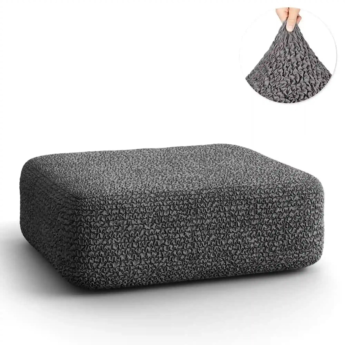 Seat Cushion Cover - Charcoal, Microfibra Collection