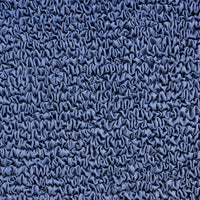 Housse de canapé en L (méridienne droite) - Bleu, Collection Microfibre
