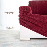 2 Seater Sofa Cover - Bordeaux, Velvet Collection
