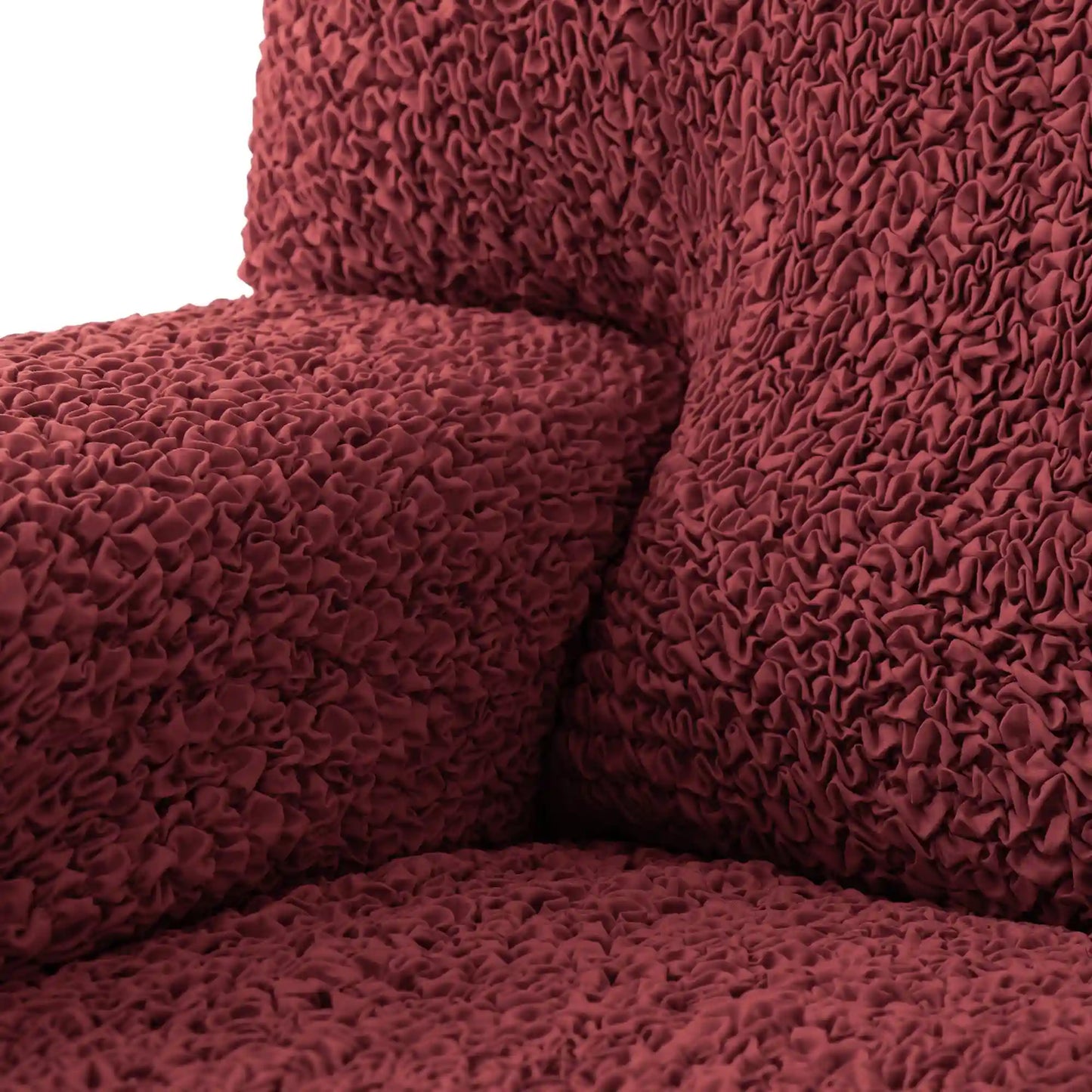 Futon Armless Sofa Bed Slipcover - Bordeaux, Microfibra