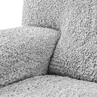 Housse pour canapé-lit futon sans accoudoirs - perle, microfibre