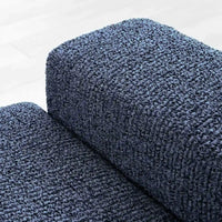 Corner Sofa Cover - Vittoria Blue, Microfibra Printed