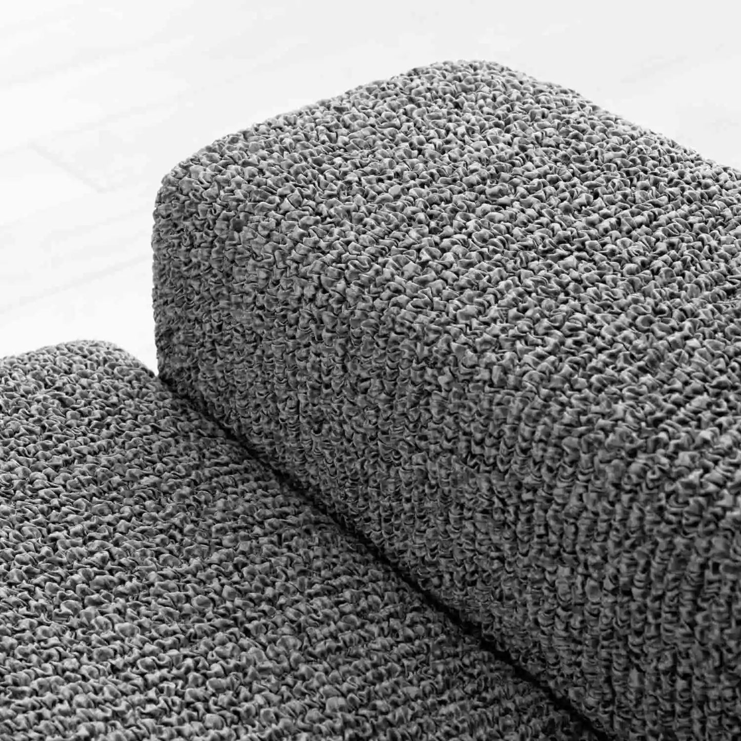 3 Seater Sofa Cover - Vittoria Grey, Microfibra Printed
