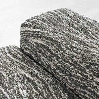 L-Shaped Sofa Cover (Right Chaise) - Universo Grey, Microfibra Printed