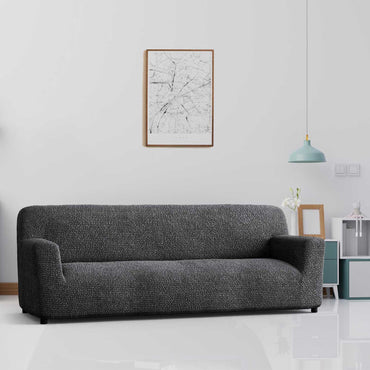 4 Seater Sofa Cover - Charcoal, Microfibra Collection