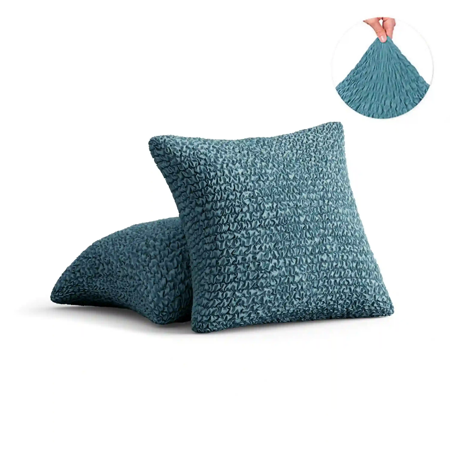 Cushion Covers - Tiffany Blue, Microfibra