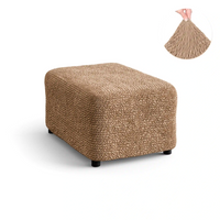 Footstool Cover - Latte, Microfibra