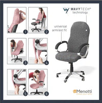 Office/ Gaming Chair Cover - Pink, Microfibra Collection