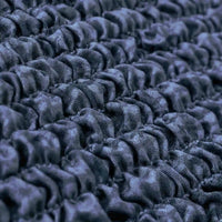 Housse de canapé en L (méridienne gauche) - Bleu Vittoria, Collection Microfibre Imprimée